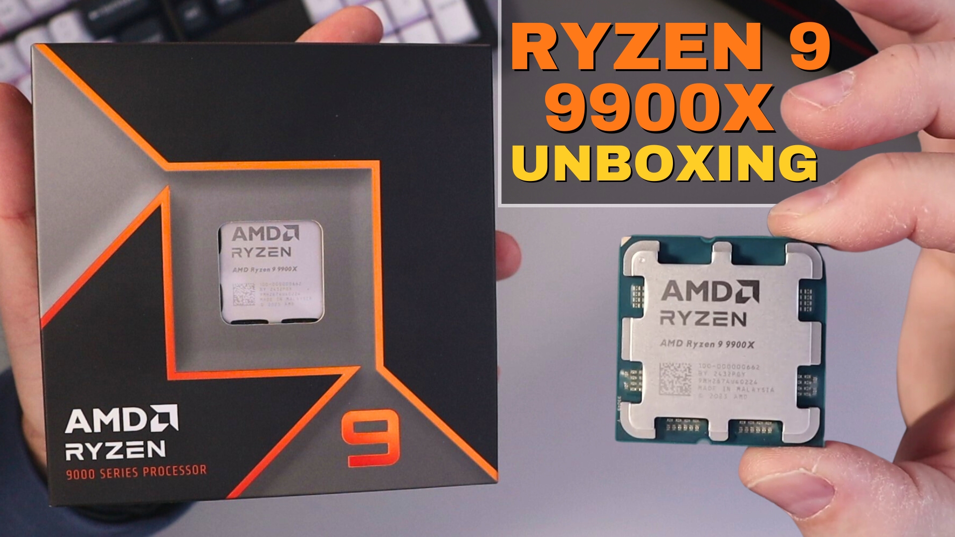 Watch AMD Ryzen 9 9900X CPU Unboxing - A Close Look! on Amazon Live